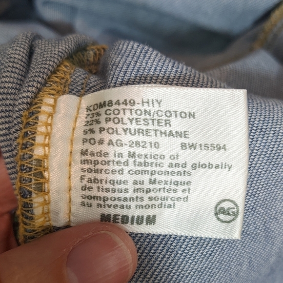 AG Adriano Goldschmied Long Sleeve Shift Dress Sz M - Picture 11 of 12